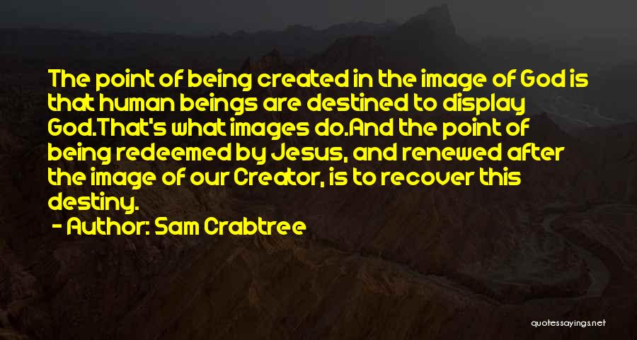 Image Of God Quotes By Sam Crabtree
