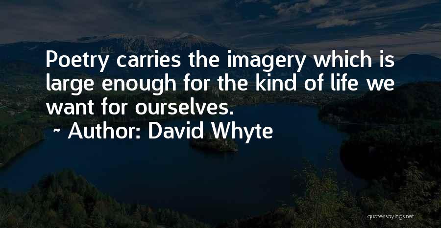 Imagery In Poetry Quotes By David Whyte