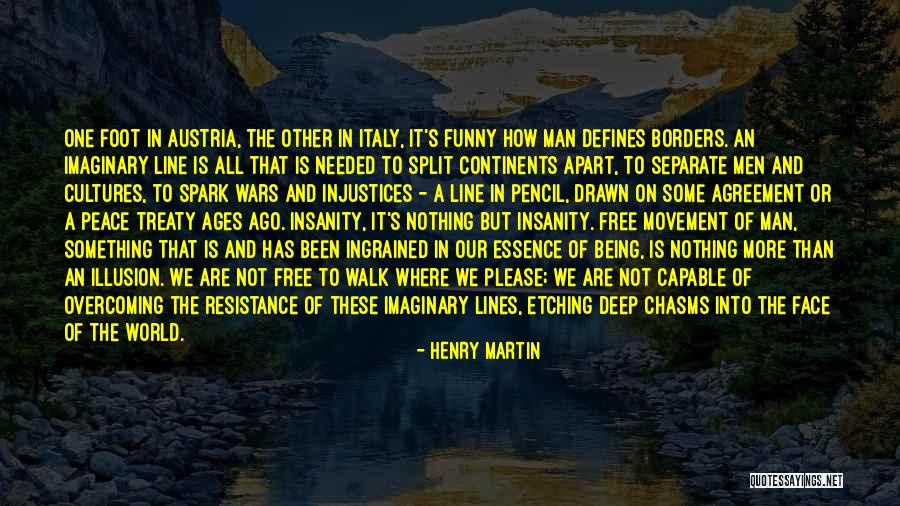 Imaginary Lines Quotes By Henry Martin Imaginary Lines Quotes By Henry Martin