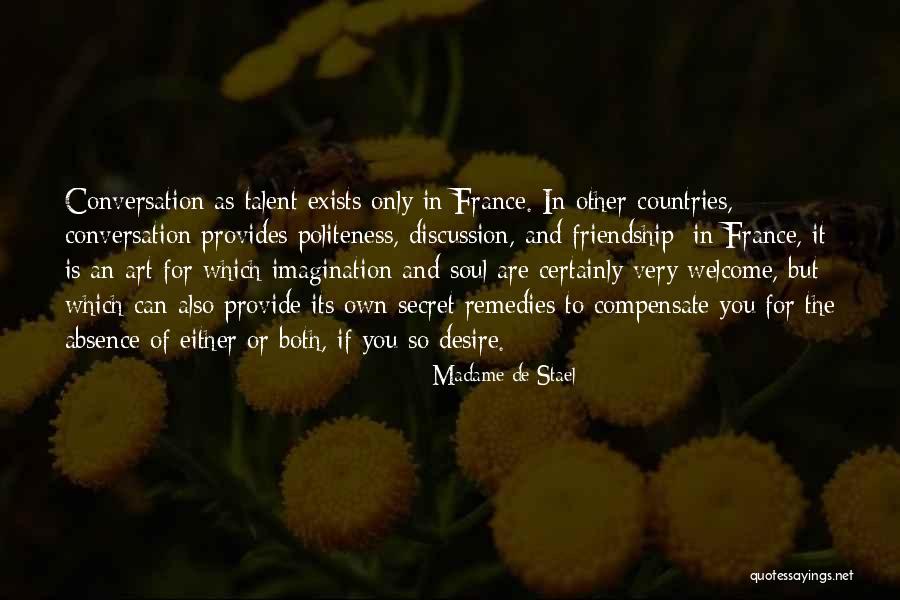 Imagination And Art Quotes By Madame De Stael