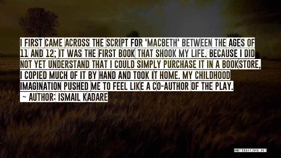 Imagination And Childhood Quotes By Ismail Kadare