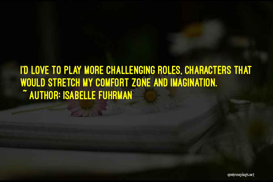 Imagination And Love Quotes By Isabelle Fuhrman