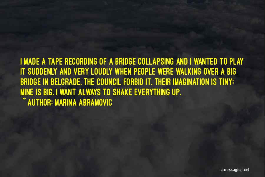 Imagination And Play Quotes By Marina Abramovic