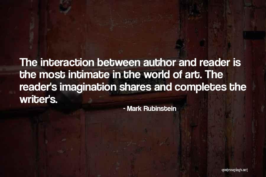 Imagination Art Quotes By Mark Rubinstein Imagination Art Quotes By Mark Rubinstein