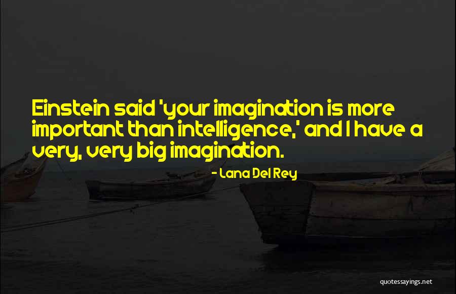Imagination Is More Important Quotes By Lana Del Rey Imagination Is More Important Quotes By Lana Del Rey
