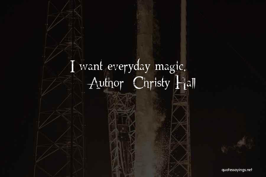 Imagination Magic Quotes By Christy Hall