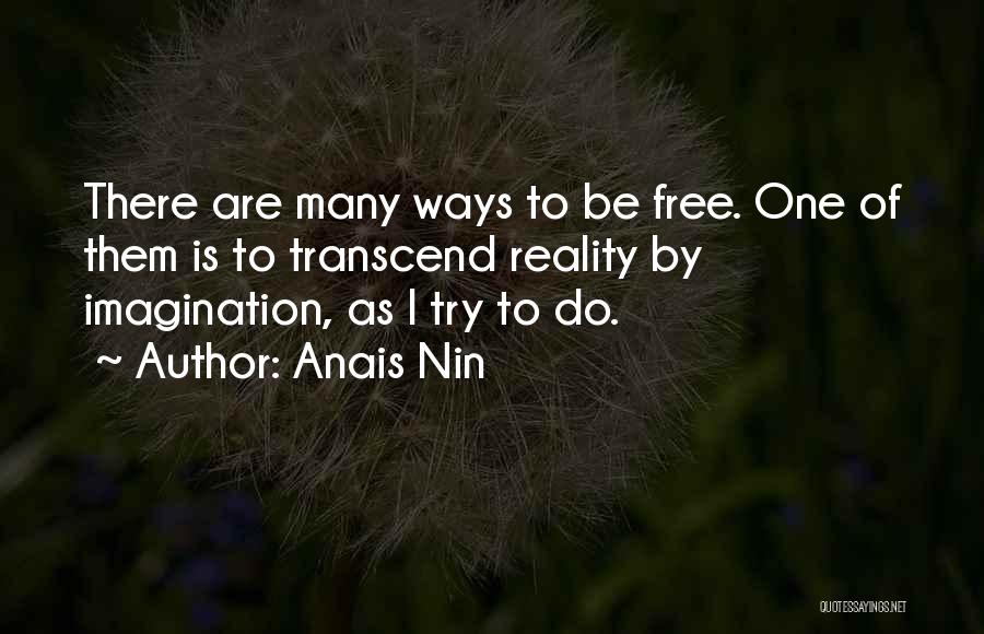 Imagination Reality Quotes By Anais Nin