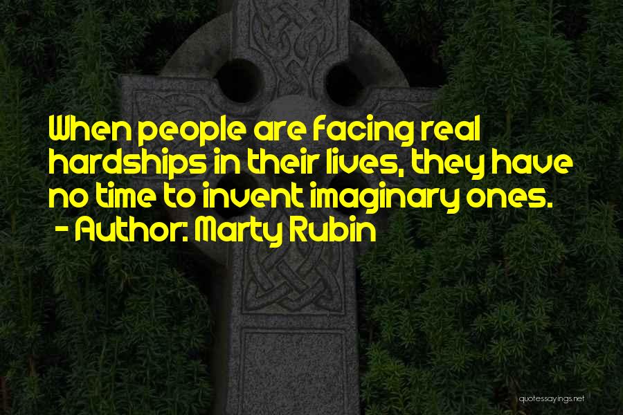 Imagination Reality Quotes By Marty Rubin