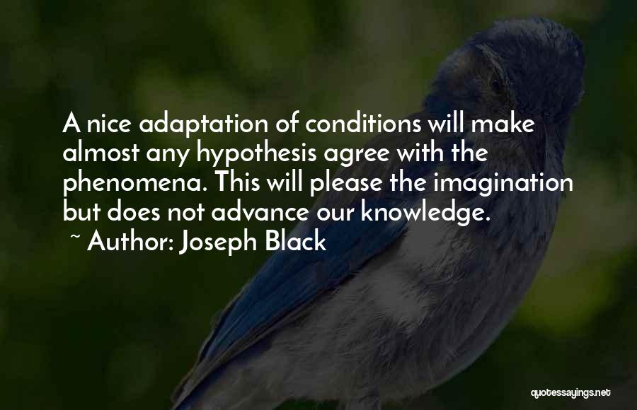 Imagination Without Knowledge Quotes By Joseph Black