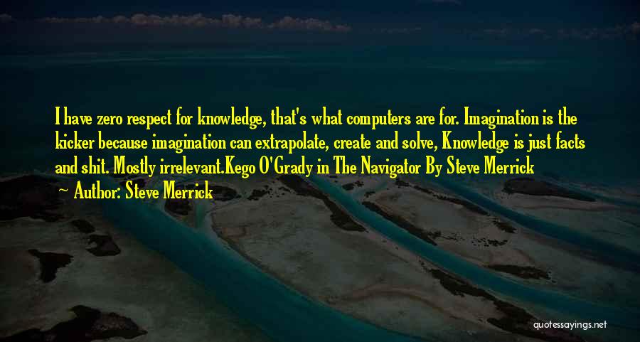 Imagination Without Knowledge Quotes By Steve Merrick