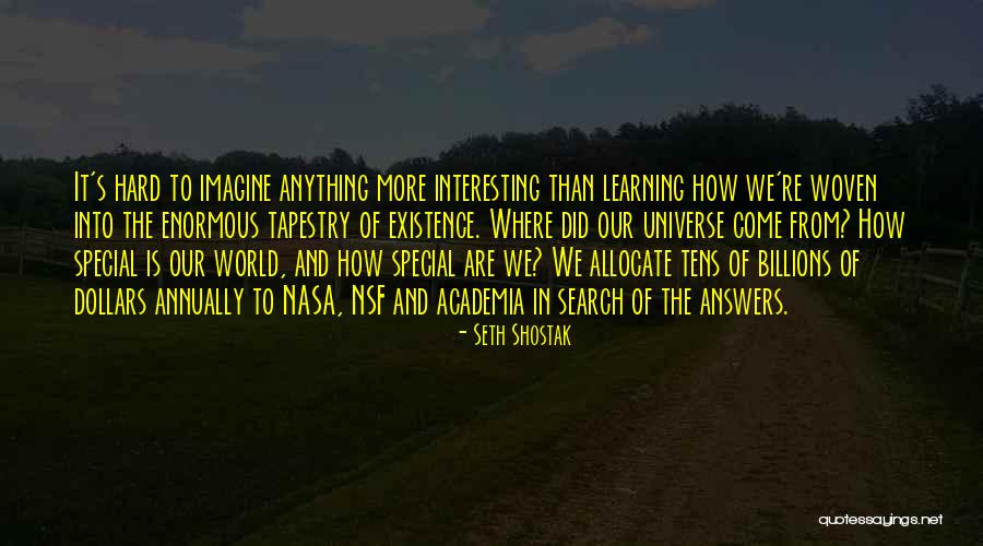 Imagine Learning Quotes By Seth Shostak Imagine Learning Quotes By Seth Shostak