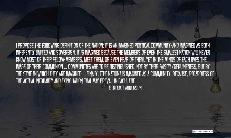 Imagined Communities Quotes By Benedict Anderson Imagined Communities Quotes By Benedict Anderson