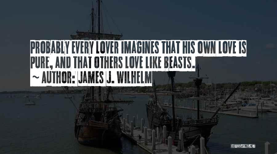 Imagines Quotes By James J. Wilhelm