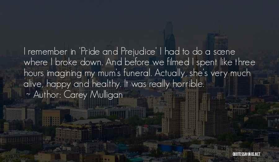 Imagining Quotes By Carey Mulligan