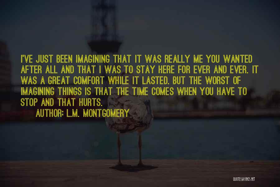 Imagining The Worst Quotes By L.M. Montgomery