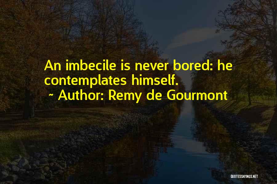 Imbecility Quotes By Remy De Gourmont