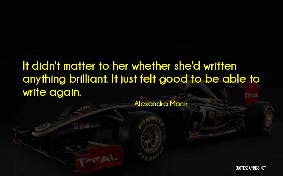 Imende Comp Quotes By Alexandra Monir Imende Comp Quotes By Alexandra Monir