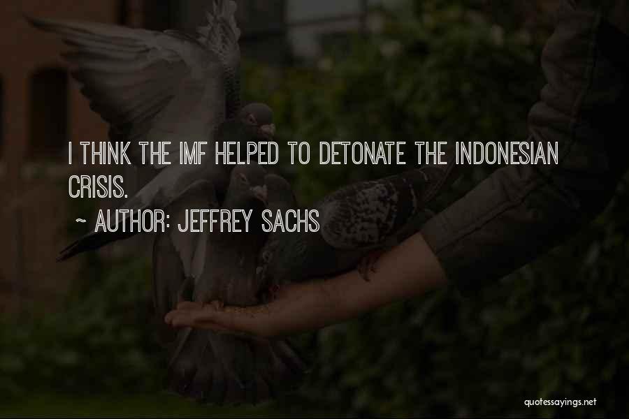 Imf Quotes By Jeffrey Sachs