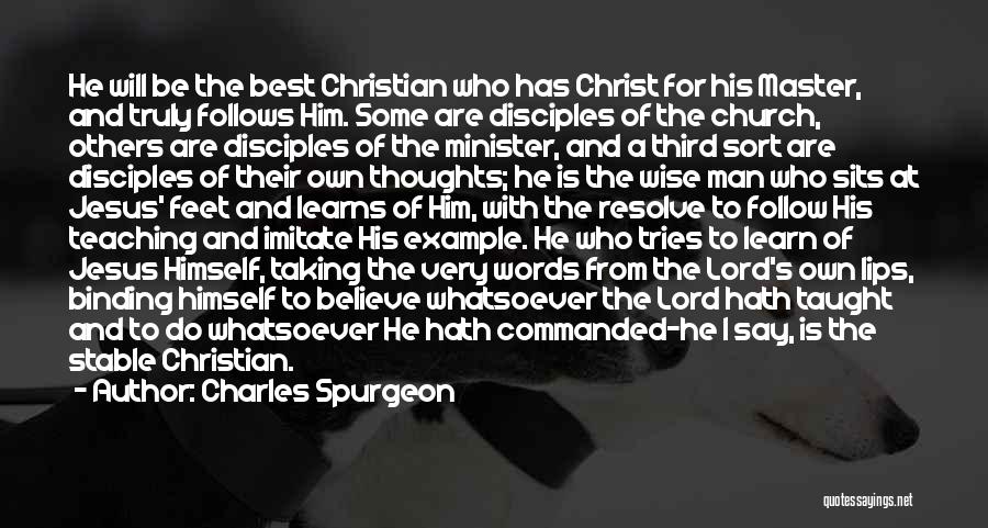 Imitate Others Quotes By Charles Spurgeon