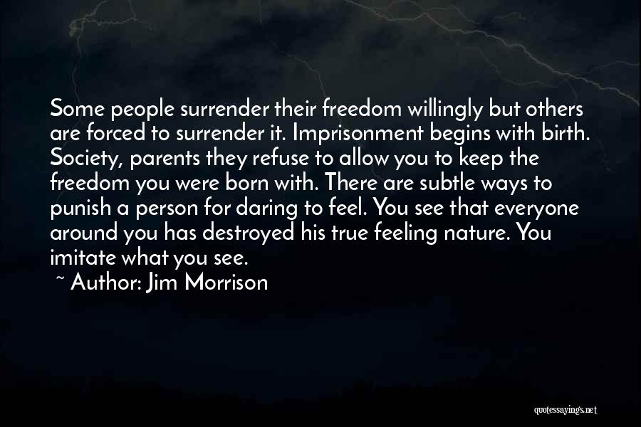 Imitate Others Quotes By Jim Morrison