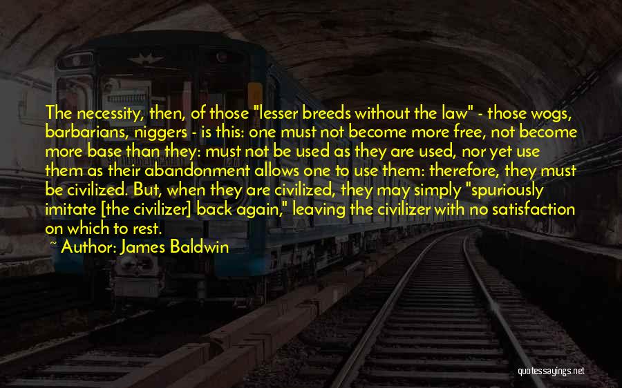 Imitate Quotes By James Baldwin