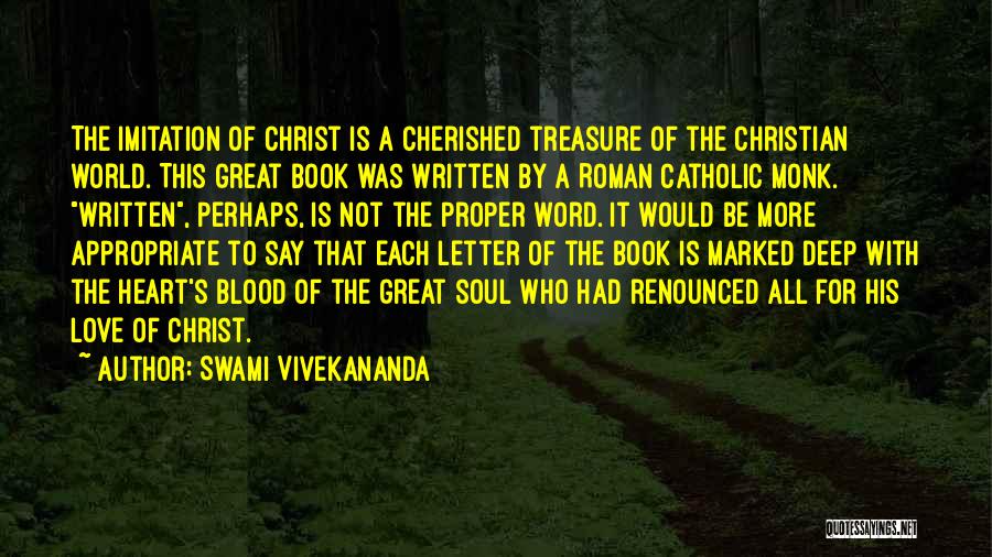 Imitation Of Christ Quotes By Swami Vivekananda