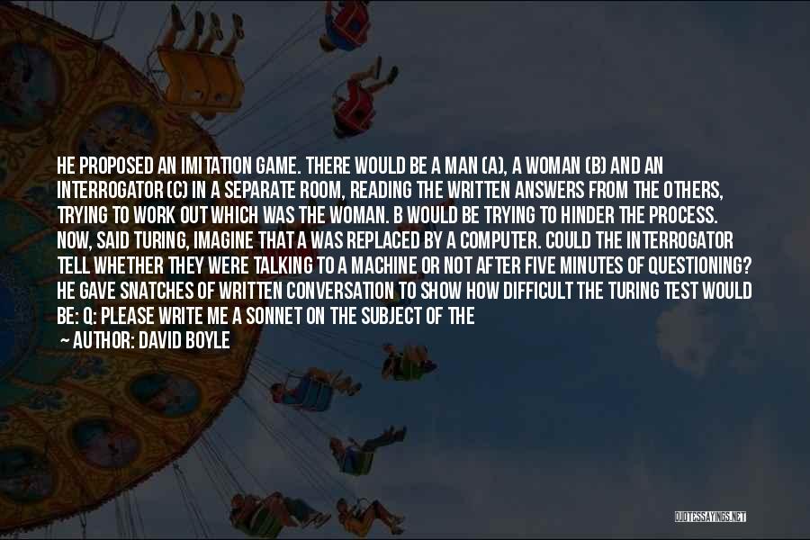 Imitation Others Quotes By David Boyle Imitation Others Quotes By David Boyle