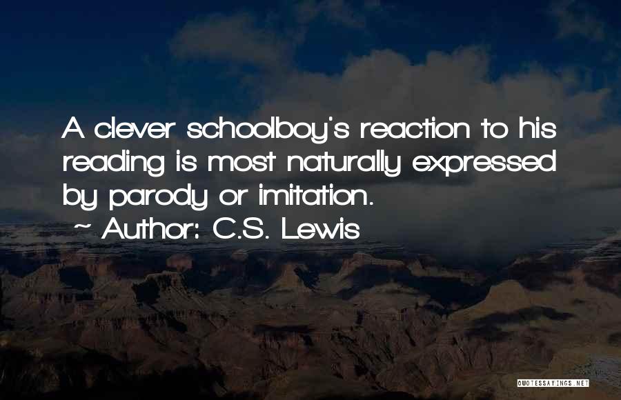 Imitation Quotes By C.S. Lewis