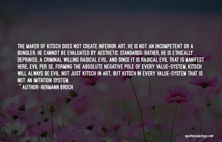 Imitation Quotes By Hermann Broch