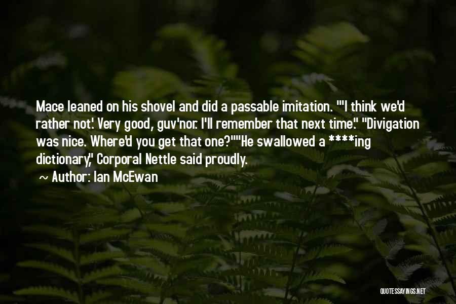Imitation Quotes By Ian McEwan