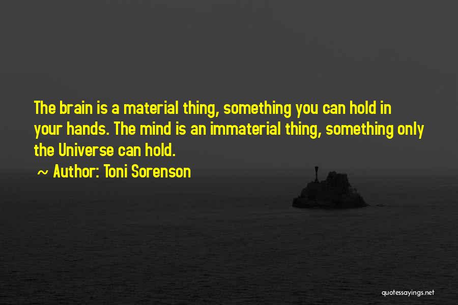 Immaterial Quotes By Toni Sorenson