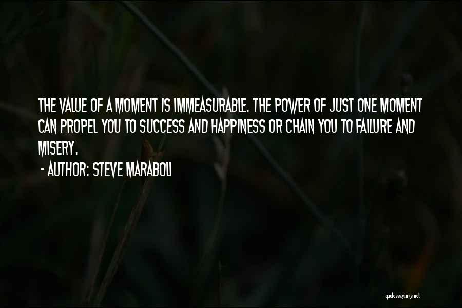 Immeasurable Happiness Quotes By Steve Maraboli