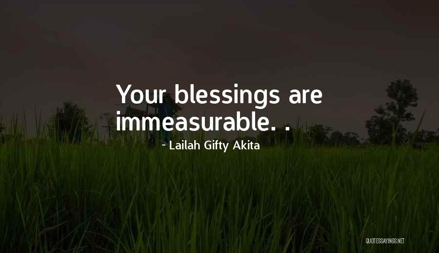 Immeasurable Joy Quotes By Lailah Gifty Akita