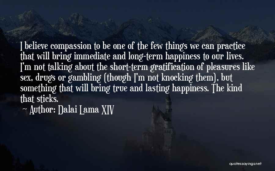 Immediate Gratification Quotes By Dalai Lama XIV