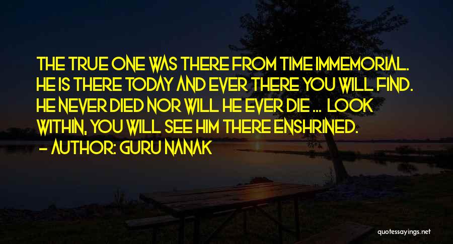 Immemorial Quotes By Guru Nanak