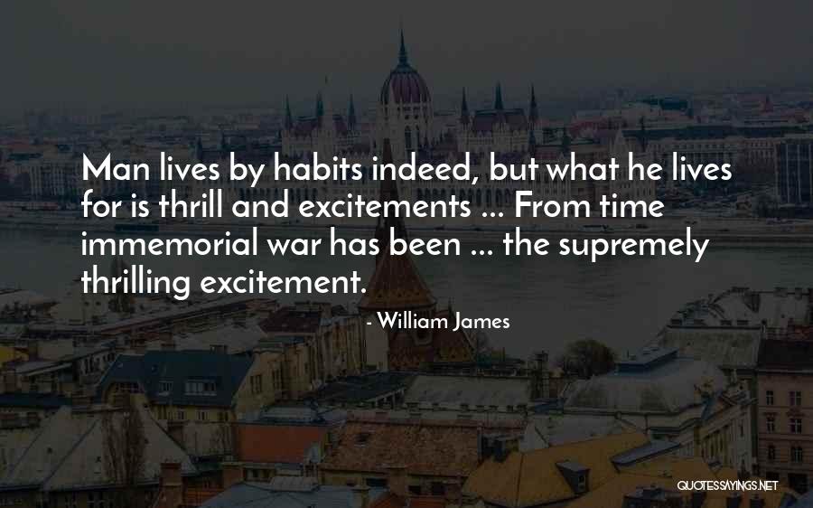Immemorial Quotes By William James Immemorial Quotes By William James