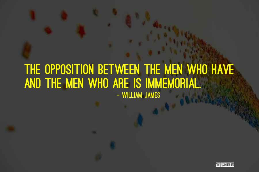 Immemorial Quotes By William James Immemorial Quotes By William James