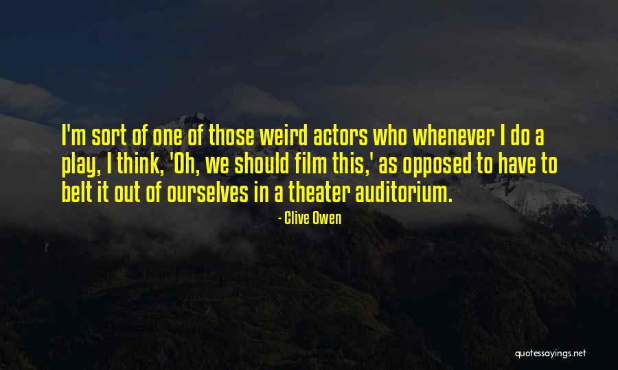Immensurable Francais Quotes By Clive Owen Immensurable Francais Quotes By Clive Owen