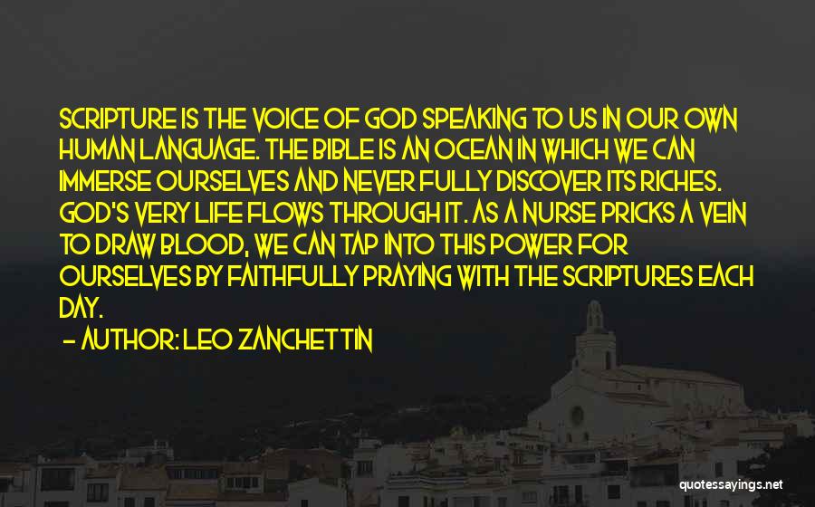 Immerse Bible Quotes By Leo Zanchettin