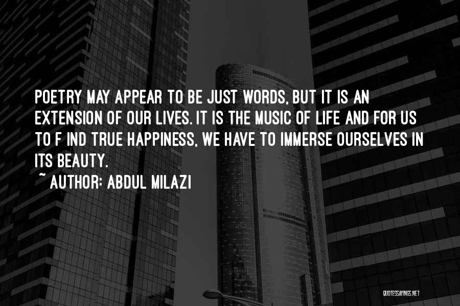 Immerse Quotes By Abdul Milazi