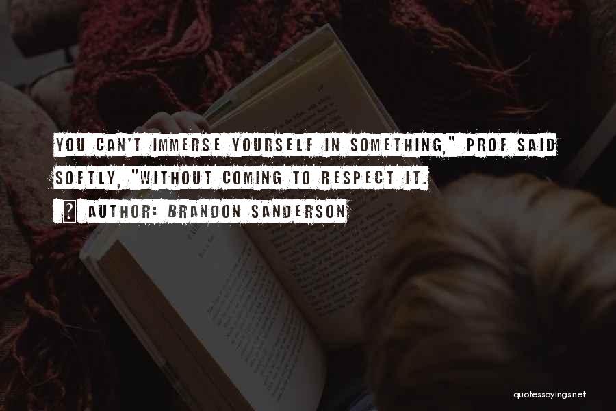 Immerse Quotes By Brandon Sanderson