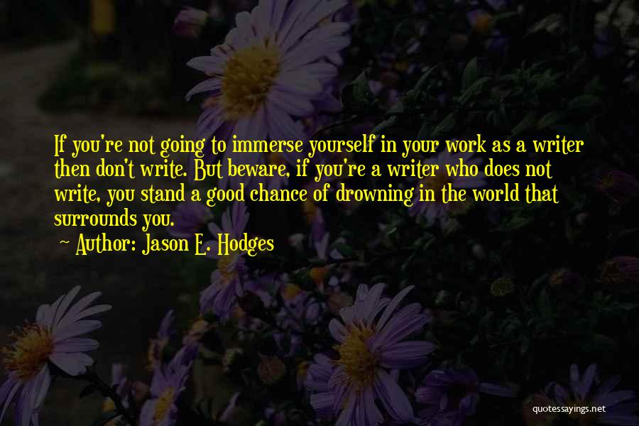 Immerse Quotes By Jason E. Hodges