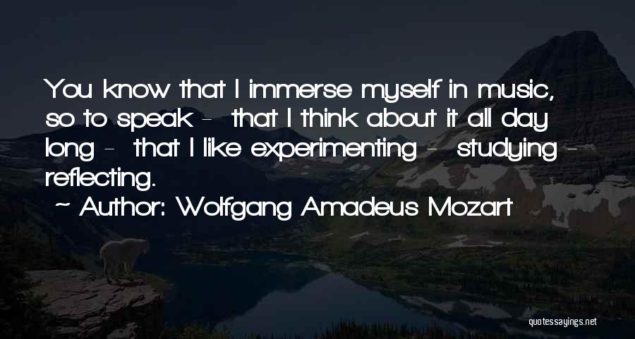 Immerse Quotes By Wolfgang Amadeus Mozart