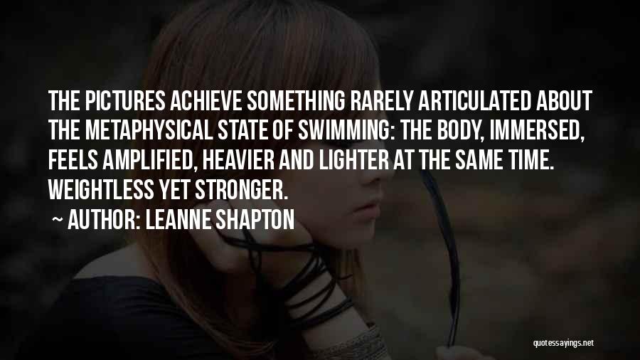 Immersed Quotes By Leanne Shapton