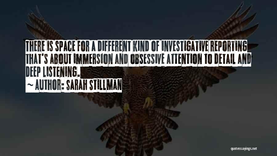 Immersion Quotes By Sarah Stillman