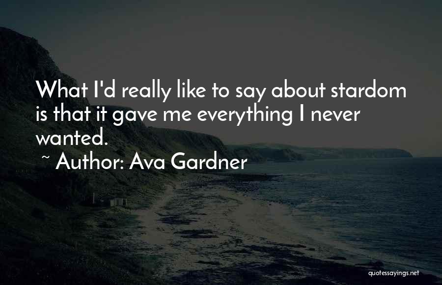 Immerso Hotel Quotes By Ava Gardner