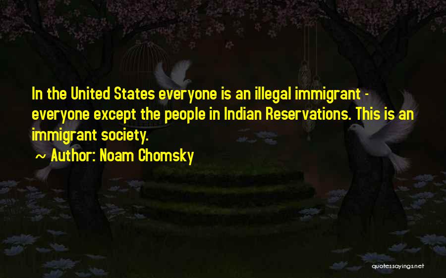 Immigrant Quotes By Noam Chomsky