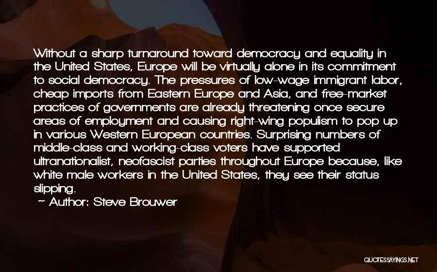 Immigrant Workers Quotes By Steve Brouwer