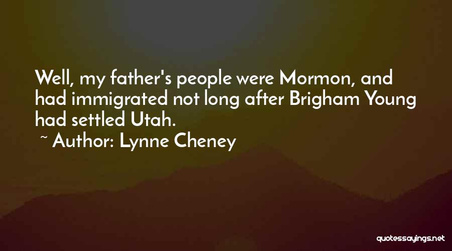 Immigrated From Quotes By Lynne Cheney