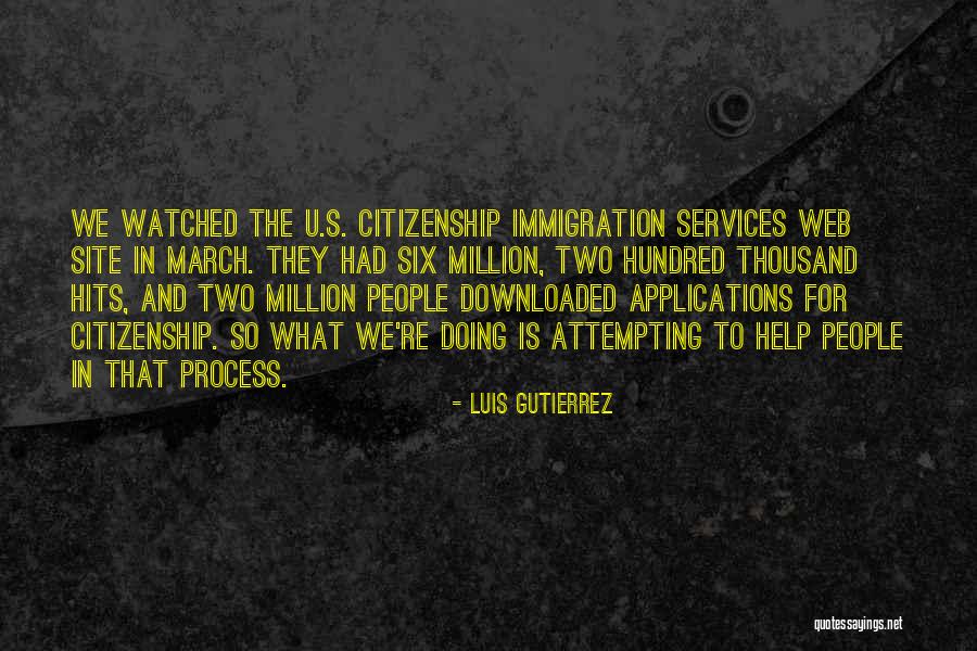 Immigration And Citizenship Quotes By Luis Gutierrez Immigration And Citizenship Quotes By Luis Gutierrez